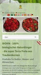 Mobile Screenshot of biovin.at